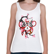 PRINTFASHION Japán maszk - Női atléta - Fehér