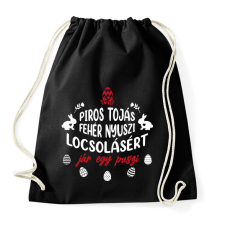 PRINTFASHION Jár egy puszi - Sportzsák, Tornazsák - Fekete tornazsák