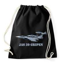 PRINTFASHION Jas-39 gripen - Sportzsák, Tornazsák - Fekete tornazsák