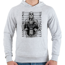 PRINTFASHION Jason - Férfi kapucnis pulóver - Sport szürke férfi pulóver, kardigán