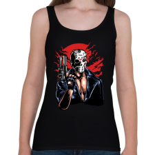 PRINTFASHION Jason visszatér - Női atléta - Fekete női trikó