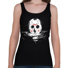 PRINTFASHION Jason Voorhes 3 - Női atléta - Fekete női trikó