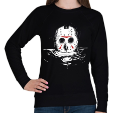 PRINTFASHION Jason Voorhes 3 - Női pulóver - Fekete női pulóver, kardigán