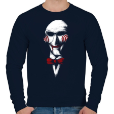 PRINTFASHION Játsszunk! - Férfi pulóver - Sötétkék férfi pulóver, kardigán