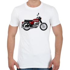 PRINTFASHION Jawa 350  - Férfi póló - Fehér