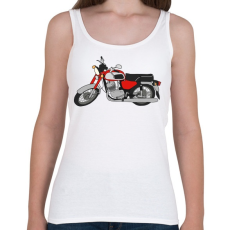 PRINTFASHION Jawa 350 - Női atléta - Fehér