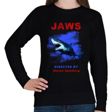 PRINTFASHION JAWS - Női pulóver - Fekete