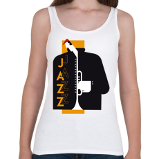 PRINTFASHION Jazz-Jazz - Női atléta - Fehér