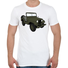 PRINTFASHION Jeep - Férfi póló - Fehér férfi póló