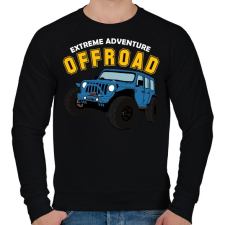 PRINTFASHION Jeep - Férfi pulóver - Fekete férfi pulóver, kardigán