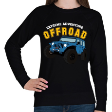 PRINTFASHION Jeep - Női pulóver - Fekete