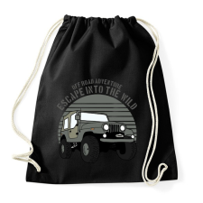 PRINTFASHION Jeep - Sportzsák, Tornazsák - Fekete tornazsák
