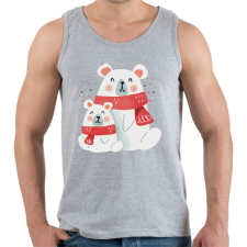 PRINTFASHION Jegesmacikák - Férfi atléta - Sport szürke atléta, trikó