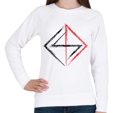 PRINTFASHION jel - Női pulóver - Fehér női pulóver, kardigán