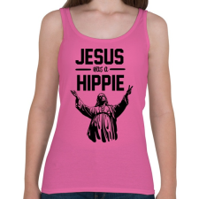PRINTFASHION Jesus was - Női atléta - Rózsaszín női trikó