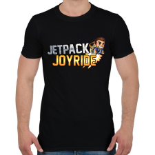 PRINTFASHION Jetpack Joyride - Férfi póló - Fekete férfi póló