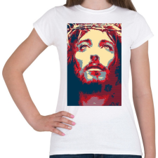 PRINTFASHION Jézus - Női póló - Fehér női póló
