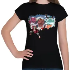PRINTFASHION Jirayia - Női póló - Fekete női póló