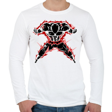 PRINTFASHION JIREN2 - Férfi hosszú ujjú póló - Fehér férfi póló