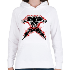 PRINTFASHION JIREN2 - Női kapucnis pulóver - Fehér női pulóver, kardigán