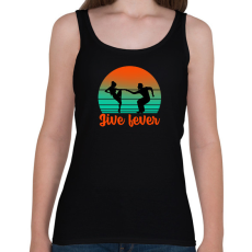 PRINTFASHION Jive fever - Női atléta - Fekete