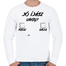 PRINTFASHION Jó íjász - Férfi pulóver - Fehér