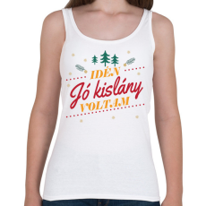 PRINTFASHION Jó kislány - Női atléta - Fehér
