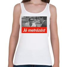 PRINTFASHION Jó metrózást - Női atléta - Fehér női trikó