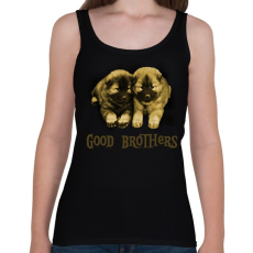 PRINTFASHION Jó testvérek - Női atléta - Fekete