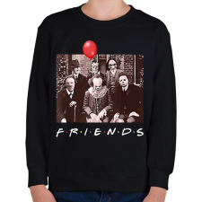 PRINTFASHION Jóbarátok - Gyerek pulóver - Fekete gyerek pulóver, kardigán