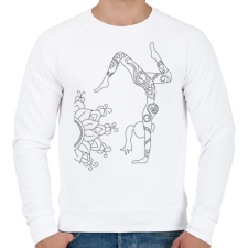 PRINTFASHION Jóga - Férfi pulóver - Fehér női pulóver, kardigán