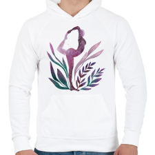 PRINTFASHION Jógás póz - Férfi kapucnis pulóver - Fehér női pulóver, kardigán