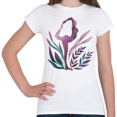 PRINTFASHION Jógás póz - Női póló - Fehér