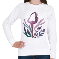 PRINTFASHION Jógás póz - Női pulóver - Fehér