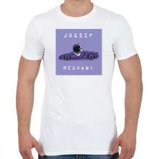 PRINTFASHION Jogsi? Megvan! - Férfi póló - Fehér