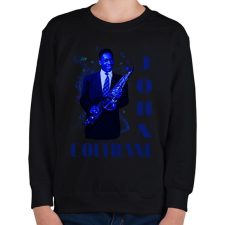 PRINTFASHION john coltrane - Gyerek pulóver - Fekete gyerek pulóver, kardigán