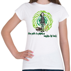 PRINTFASHION John Rick - Női póló - Fehér