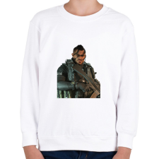 PRINTFASHION John "Soap" Mactavish - Gyerek pulóver - Fehér gyerek pulóver, kardigán