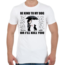 PRINTFASHION John Wick dog - Férfi póló - Fehér