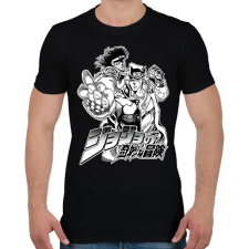 PRINTFASHION JoJo’s Bizarre Adventure - Férfi póló - Fekete férfi póló