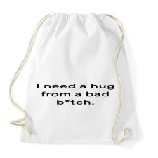 PRINTFASHION Joke. - Sportzsák, Tornazsák - Fehér tornazsák