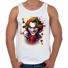 PRINTFASHION Joker - Férfi atléta - Fehér atléta, trikó