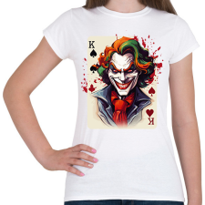 PRINTFASHION Joker - Női póló - Fehér női póló