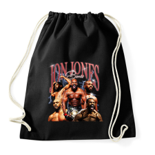 PRINTFASHION Jon Jones - Sportzsák, Tornazsák - Fekete tornazsák