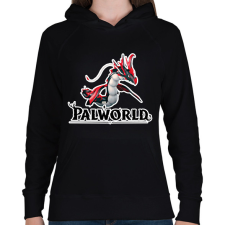 PRINTFASHION Jormuntide Ignis - palworld - Női kapucnis pulóver - Fekete női pulóver, kardigán