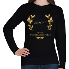 PRINTFASHION József - Női pulóver - Fekete