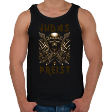 PRINTFASHION JUDAS PREIST - Férfi atléta - Fekete