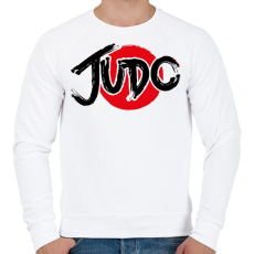 PRINTFASHION JUDO - Férfi pulóver - Fehér