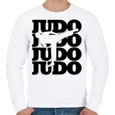 PRINTFASHION Judo - Férfi pulóver - Fehér férfi pulóver, kardigán