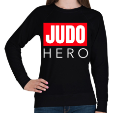 PRINTFASHION JUDO HERO - Női pulóver - Fekete